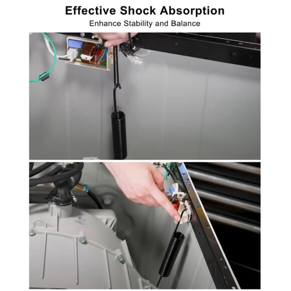 2 Pcs 4970FR2084Z Washer Suspension Hinge Spring Fit for LG Kenmore and More - Picture 4 of 6